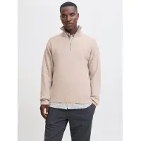 Jack & Jones Trui 'JJESoho Ollie' beige gemêleerd