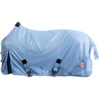 BR Equestrian Equipment Mini Horse vliegendeken Little Blue - 115/85 CM - Vliegendeken