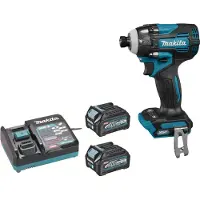 Makita TD004GD201 | XGT accu slagschroevendraaier 40V Max 230Nm in Mbox (2x 2.5Ah accu + snellader) - TD004GD201