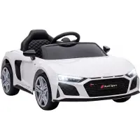 AIYAPLAY Electric Ride-on Car-Kunststoff, Stahl-107L x 58B x 44H cm-Weiß