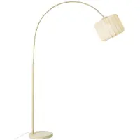 LINDBY Vloerlampe , Helin, Beige, Woonkamer, Stof, Modern