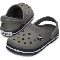 Crocs Crocband Clog K 207006-05H, badslippers, voor jongens, grijs, maat: 32/33