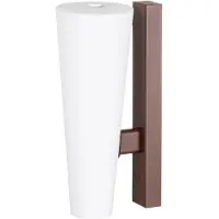 LUCANDE Buitenverlichting , Jovra, Roestbruin, Glas, Modern