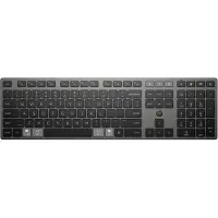 HP Oplaadbaar draadloos toetsenbord 725 voor meerdere apparaten, Volledige grootte (100%), Draadloos, RF draadloos + Bluetooth, Zwart