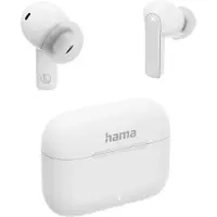 Hama Passion Clear II, True Wireless Stereo (TWS), geschikt voor gesprekken/muziek, frequentiebereik 20 - 20000 Hz, gewicht 50 g, hoofdtelefoon met microfoon, wit