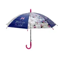 Disney Paraplu - Kinderparaplu - Transparant - Roze / Paars