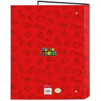 Sublime Market Connect Ringmap Super Mario Trick Rood Donkerblauw A4 26.5 x 33 x 4 cm