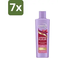 Andrélon 7 x – Shampoo – Levendige Kleur – 250 ml - Kleurbehoud Haar - Levendige Kleur Shampoo - Hibiscus Extract Shampoo - UV-filter Shampoo - Gekleurd Haar Verzorging