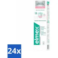 Elmex 24 x Tandpasta Sensitive Professional Gum Care 75 ml - Gevoelige Tanden - Tandpasta - Gevoeligheid - Tandarts Aanbevolen - PRO-ARGIN Technologie