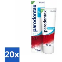Parodontax 20 x – Tandpasta – Zonder Fluoride – 75 ml - Tandpasta Zonder Fluoride - Gezond Tandvlees - Bloedend Tandvlees - Tandplak Verwijderen - Natuurlijke Tandpasta