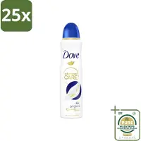 Dove 25 x – Deodorant Spray – Original – 150 ml - Grootverpakking - Anti-transpirant Spray - Deodorant Spray - Anti-transpirant - Deodorant - Okselbescherming