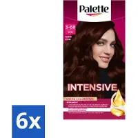 Palette 6 x Intensive Oil-Care Color Haarkleuring 878 Mahonie - Haarverf - Haarkleur - Mahonie - Grijsdekking - Arganolie