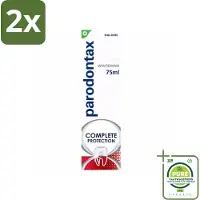 Parodontax – Complete Protection Whitening – Tandpasta tegen Bloedend Tandvlees – 75 ml - Voordeelverpakking - 2 stuks - Gezond tandvlees - Witte tanden
