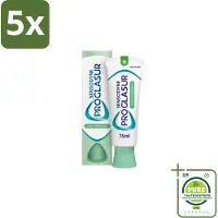 Sensodyne 5 x Tandpasta ProGlasur Daily Protection Daily Protection 75 ml - Grootverpakking - Tanderosis - Tandpasta - Gevoelige Tanden - Tandglazuur - Gaatjes