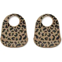 Liewood Tilda Siliconen Slab 2-Pack - Mega Leo/Oat Mix