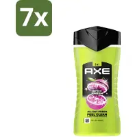 Axe 7 x - 3-in-1 Douchegel - Epic Fresh - Grapefruit & Tropical Pineapple - Fresh Boost - 250 ml - Douchegel - Frisheid - Geur - Lichaam - Gezicht