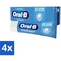 Oral-B 4 x - Pro-Expert – Tandpasta – Intense Reiniging – 75 ml - Tandpasta - Tandplak - Fluoridetandpasta - Mondhygiëne - Tandvlees