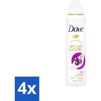 Dove 4 x – Deodorant Spray – Acai Berry & Waterlily – 150 ml - Anti-transpirant - Deodorant Spray - Zweetvermindering - Geur - Huidbescherming