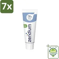Zendium 7 x - Tandpasta - Fresh+ White - 75 ml - Grootverpakking - Tandpasta - Frisse Adem - Witte Tanden - Enzymen - Fluoride