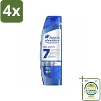 Head & shoulders - Shampoo - Pro-Expert 7 - Anti-Roos - 250 ml - Voordeelverpakking - 4 stuks - Hoofdhuidverzorging - Tea tree olie