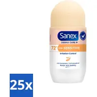 Sanex 25 x – Deodorant Roller – Dermo Sensitive – 53 ml - Kabel - Kabels - Kabelsysteem - Kabelsysteem