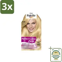 Schwarzkopf 3 x Poly Palette – Haarverf – 1100 Extra Licht Blond – 115 ml - Grootverpakking - Semi-permanente Haarkleuring - Glanskleur - Haarkleur - Haarkleuring Zonder Ammoniak - Jojoba Masker