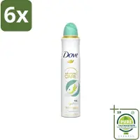 Dove Deodorant Spray - Peer & Aloë Vera - 200 ml - Voordeelverpakking - 6 stuks - Deodorant spray - Anti-transpirant