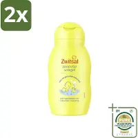 Zwitsal - Wasgel Mini - Zeepvrij & Mild - 75 ml - Reisformaat - Voordeelverpakking - 2 stuks - Zachte babywas - Hypoallergeen babyproduct