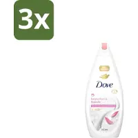 Dove 3 x – Badcrème – Soothing Almond Oil & Hibiscus – 720 ml - Douchegel - Huidverzorging - Kalmerend - Schuim - Amandelolie
