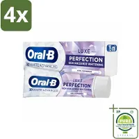 Oral-B Oral B - Tandpasta - 3D White Advanced - Luxe Perfection - 75ml - Voordeelverpakking - 4 stuks - Witte tanden - Tandpasta