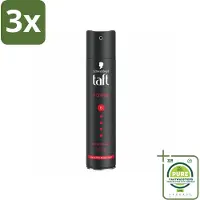 Taft 3 x - Power 5 - Haarspray - Sterke fixatie - 250 ml - Grootverpakking - Haarspray - - Sterke Fixatie - Langdurige Hold - Haarverzorging
