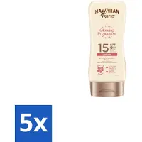 Hawaiian Tropic 5 x – Zonnebrand Lotion – Satin Protection Ultra Radiance – SPF - Zonbescherming - Zonnebrandlotion - Huidbescherming - Stralende Huid - UV Bescherming