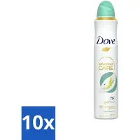 Dove 10 x Deodorant Spray - Peer & Aloë Vera - 200 ml - Deodorant Spray - Peer & Aloë Vera - Anti-Transpirant - 72 Uur Bescherming - Huidverzorging