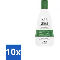 Guhl 10 x – Shampoo – Kracht & Volume – 250 ml - Kracht En Volume Shampoo - Biotine Shampoo - Rozemarijn Shampoo - Shampoo Voor Dun Haar - Shampoo Tegen Haaruitval