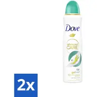 Dove 2 x – Deodorant Spray – Peer & Aloe Vera – 150 ml - Anti-transpirant - Deodorant Spray - Zweetvermindering - Frisse Geur - Huidverzorging