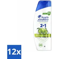 Head & shoulders 12 x – 2-in-1 – Apple Fresh – 300 ml - Anti-roos Shampoo - 2-in-1 Shampoo - Apple Fresh Shampoo - Shampoo Tegen Roos - Verfrissende Shampoo