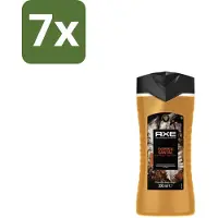 Axe 7 x – Douchegel – Copper Santal – 300 ml - Douchegel - Koper Santal - Warme Houtgeur - Mannelijke Geur - Huid Reinigen