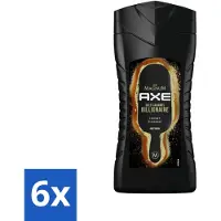 Axe 6 x X Magnum - Douchegel - Gold Caramel Billionaire - 250 ml - Douchegel - - Gold Caramel Billionaire - Mannen - Geur