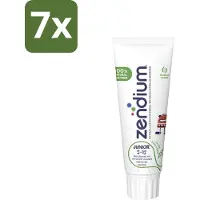 Zendium 7 x Tandpasta Junior 75 ml - Tandpasta Voor Kinderen - Melktanden Beschermen - Volwassen Tanden Beschermen - Natuurlijke Enzymen - Eiwitten In Tandpasta