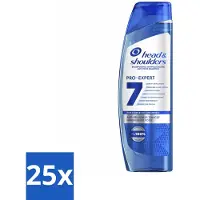 Head & shoulders 25 x - Shampoo - Pro-Expert 7 - Anti-Roos - 250 ml - Anti-roos Shampoo - Hardnekkige Roos - Tea Tree-olie - Hoofdhuidbescherming - Roosbestrijding