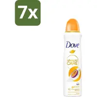 Dove 7 x - Deospray - Passievrucht & Citroengras - 150 ml - Passievrucht En Citroengras - Anti-transpirant - Deospray - Okselbescherming - Geur