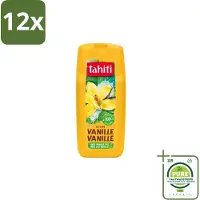 Tahiti – Douchegel – Vanille - 300 ml - Voordeelverpakking - 12 stuks - Douchegel vanille - Douchegel voor huidverzorging