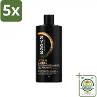 Syoss 5 x - Curls Intense - Shampoo - Langdurige Styling - 440ml - Grootverpakking - Krullen Verzorging - Krulhaar Shampoo - Krulhaar Hyderatatie - Krulhaar Pluisvermindering - Salonkwaliteit Shampoo