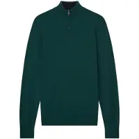 Ted Baker Artiss Core Donkergroene Quarter Zip