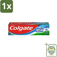 Colgate 1 x Tandpasta Triple Action 100 ml- Tandpasta - Gaatjes - Wittere Tanden - Frisse Adem - Mondverzorging