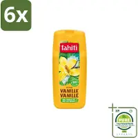 Tahiti – Douchegel – Vanille - 300 ml - Voordeelverpakking - 6 stuks - Douchegel vanille - Douchegel voor huidverzorging