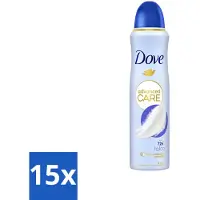 Dove 15 x – Deodorant Spray – Talco – 150 ml - Anti-transpirant Spray - Talco Deodorant - Zweetvermindering - Geur Van Talco - Huidbescherming