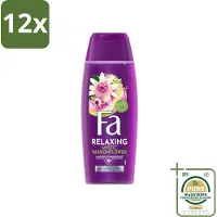Fa – Douchegel – Mystic Moments Shea Butter & Passion Flower – 250 ml - Voordeelverpakking - 12 stuks - Passieflower - Hydraterende douchegel