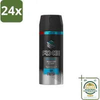 Axe - Deodorant Bodyspray - 48hrs Fresh - Ice Chill - Frozen Mint & Lemon - 150 ml - Voordeelverpakking - 24 stuks - Frisheid - Geurbestrijding
