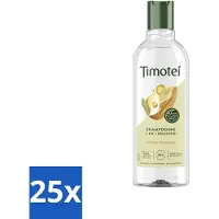 Timotei 25 x - Shampoo - Amandelolie - 2in1 - Alle haartypes - 300ml - 2in1 Shampoo En Conditioner - Amandelolie Shampoo - Zachte Shampoo - Haarverzorging - Haardos Verzorging